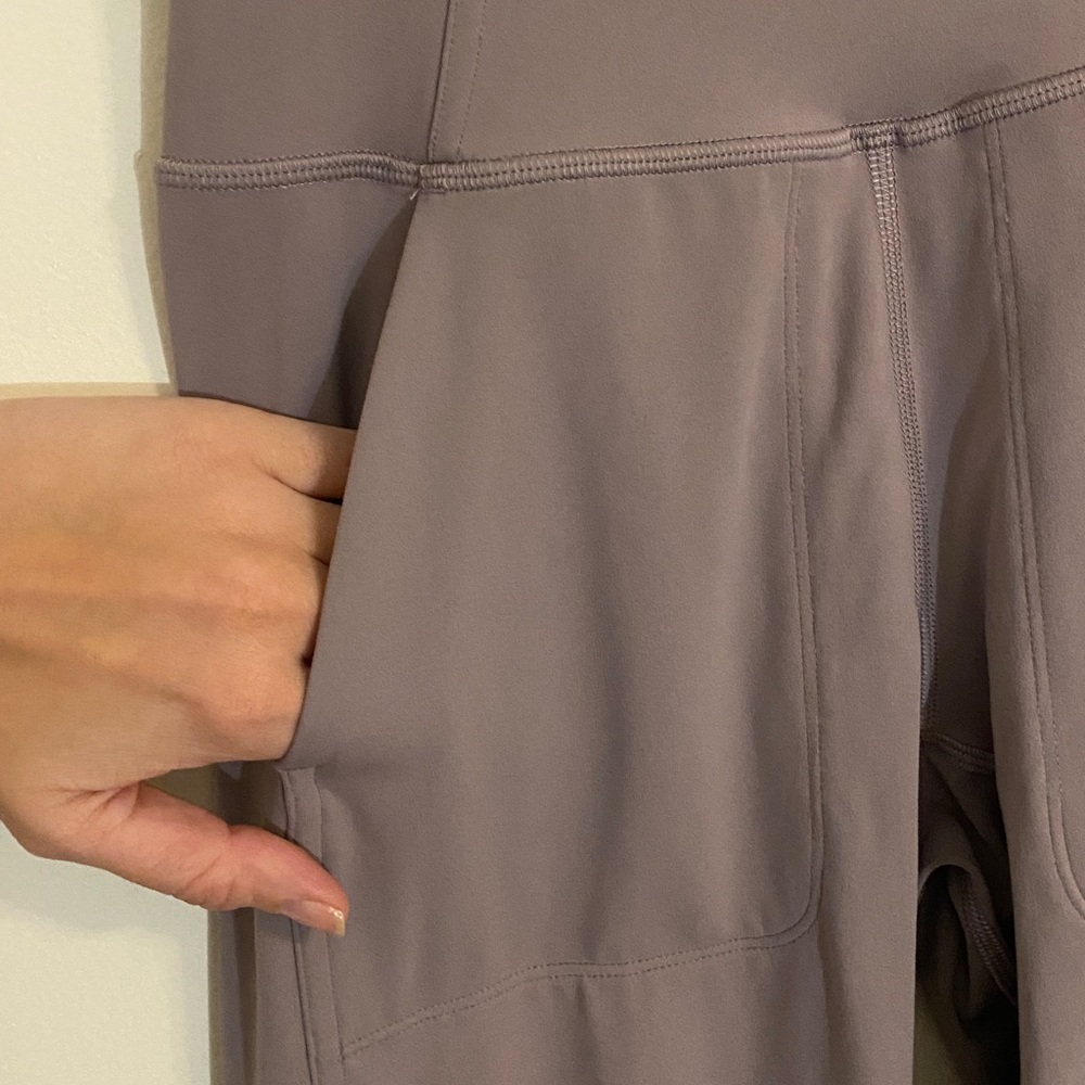 Lululemon Align Jogger 28" Vent Violet Verbena Taupe Open Slit Yoga size 2 - Picture 8 of 12